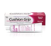Cushion Grip - Adhésif souple pour prothèses dentaires en thermoplastique souple et pliable pour le remontage et le serrage 1 oz (28 grammes)
