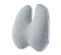 Cushion Lab Coussin lombaire extra dense - Support dorsal ferme breveté ergonomique multi-régions pour soulager les douleurs dans le bas du dos - Coussin de soutien lombaire avec sangle pour chaise de