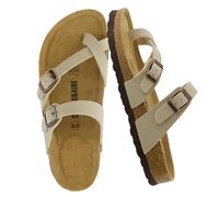 CUSHIONAIRE Sandale Luna Cork avec Semelle intérieure + Confort pour Femme, Pierre, 38 EU