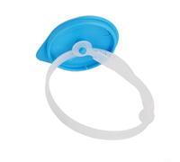 Cushteg Bouchon de réservoir de liquide lave-glace pour 2006-2012 et CR-V 2006-2012, OE 76802-SJD-003, couvercle de réservoir en plastique bleu et transparent avec règle intégrée, 73 x 59 mm