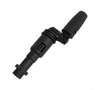 Cushteg Buse rotative à 360° pour nettoyeurs haute pression K2-K7 Turbo - Pointe de jet zéro degré améliorée - Plastique d'ingénierie - Noir - 1 pièce pour systèmes de nettoyage haute pression (buse