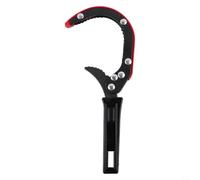 Cushteg Clé mixte pour retrait du couvercle du filtre magnétique de chaudière, acier au chrome vanadium forgé, réglable de 76 à 89 mm, poignée ergonomique en caoutchouc, résistante à la rouille