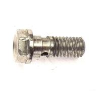 Cushteg Étrier de frein à disque pour VTT Boulon Banjo M6 x 1,0 en acier argenté - pour freins HOPE