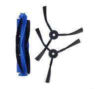 Cushteg Kit de brosse centrale latérale de rechange pour robot Blaupunkt pour modèles Xtreme BPK-VCBB1XTE et VRillo J300, 1 brosse centrale et 2 brosses latérales de rechange