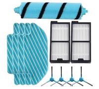 Cushteg Kit de brosses filtrantes de rechange pour aspirateur robot Conga 6090 7090, comprend une brosse principale, des brosses latérales, un filtre HEPA et un chiffon en microfibre (B)