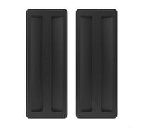 Cushteg Lot de 2 housses en silicone pour grille-pain à 2 tranches, couvercle résistant à la chaleur et à la poussière de -40 °C à +230 °C, protection pour machine à petit-déjeuner, 27,3 x 10,5 cm