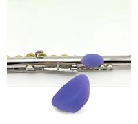 Cushteg Lot de 3 repose-doigts pour flûte - Support de pouce - En silicone - Pour modèles de flûte standard - 6 couleurs (jaune, bleu, violet, rose, rouge, noir)
