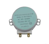 Cushteg Moteur de plateau tournant pour four à micro-ondes Galanz - Moteur synchrone 30 V 4 W pour modèle GAL-5-30-TD - Tige en aluminium, blanc/bleu