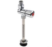 Cushteg Robinet de chasse d'urinoir pour toilettes publiques, arrêt automatique manuel avec design économiseur d'eau, construction en alliage pour salle de bain et toilettes