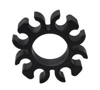 Cushteg Support de batterie E en silicone pour batterie de 38 mm - Rangement sécurisé avec accès rapide, compatible avec 4 paires de baguettes 5A/7A, pour Roland et autres kits (noir)