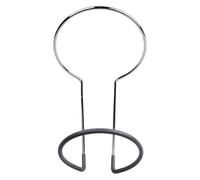 Cushteg Support de séchage pour carafe à décanter pour cuisine, bar, restaurant | Égouttoir pour carafe à décanter large | 190 x 240 mm | Acier au carbone avec placage chromé