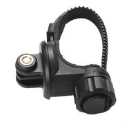 Cushteg Support plat pour caméra Insta 360 - Pour guidon rond et plat - Matériau ABS - Léger - 30 g