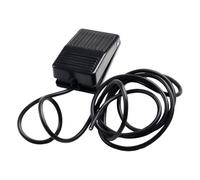 Cushteg TFS-1 Interrupteur à pédale industriel, contrôle momentané, SPDT en métal, 10 A 250 V AC, caoutchouc antidérapant, pour fabrication et réparation