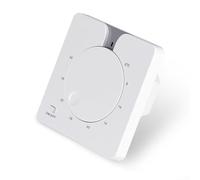 Cushteg Thermostat mécanique non programmable 16 A pour chauffage au sol électrique et à base d'eau, bouton rotatif blanc, contrôle de la température avec indicateur de chauffage LED, plage de 5 à 40