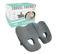 Cushy Tushy Coussin Piriformis pliable de qualité supérieure - Coussin anti-douleur piriformis et sciatique - pour la maison et le bureau, parfait pour les voyages ou la conduite