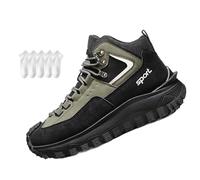 Cushygait Boots Men, Cushygait Shoes for Mens Outdoor Hiking Boots Waterproof, Orthopedic Arch Support, Non-Slip (Gray,39)