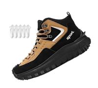 Cushygait Boots Men, Cushygait Shoes for Mens Outdoor Hiking Boots Waterproof, Orthopedic Arch Support, Non-Slip (Khaki,40)