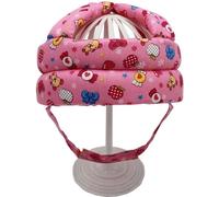 CUSMA Casque De Sécurité pour Bébé, Casquette De Protection Réglable pour Tout-Petits, Casque De Sécurité Souple, Chapeau De Protection De Tête Anti-Chute Et Anti-Collision pour Bébé,C