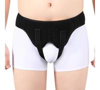 CUSMA Ceinture De Hernie pour Hernie Inguinale Simple/Double Ou Hernie Sportive, Orthèse De Soutien De Hernie pour Hommes, 2 Coussinets De Compression Amovibles Et Sangles D'aine Réglables,L