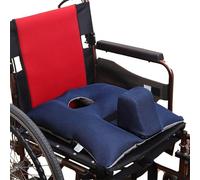 CUSMA Coussin Cale Pommeau, Accessoire pour Fauteuil Roulant, Coussins Anti-Escarres Confortables, Commande Coulissante pour Éviter De Glisser Hors du Siège