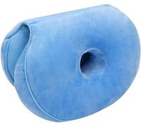 CUSMA Coussin Double Confort pour Soulever Les Hanches, Beau Coussin De Siège en Latex, Mousse Orthopédique À Mémoire De Forme pour Soulager La Pression.,Bleu