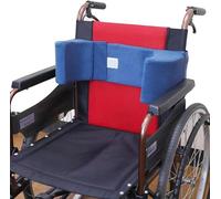 CUSMA Support Latéral pour Fauteuil Roulant avec Panneaux Latéraux Réglables, Coussinets Latéraux De Fixation pour Stabilisateur De Fauteuil Roulant, Cale Latérale en Mousse pour Personnes Âgées
