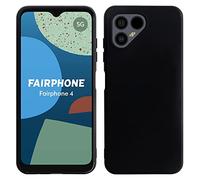 Cuson Premium Housse Case Cover Etui Coque TPU Silicone Couverture Protecteur Case pour Fairphone 4 6.3 inch Gel Rubber Noir