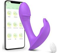 CUSON Vibromasseurs Couples APP Remote Control - V t F sans Fil Télécommande Sèxtôyse Cøúple Pláîsir Fémme Šëx Tôyspour pour Hømme Vîbrømásseúrs Fẹmînin HU-6