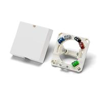 CusoTec Boîte de raccordement pour cuisinière, bornes à vis, blanche, convient pour montage encastré et en saillie, 5 x 2,5 ²