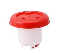 CUSROS 1 fontaine à eau pour poulet - Distributeur d'eau - Abreuvoir pour volaille, poule, caille, bantam - Couleur unique - 1,5 l