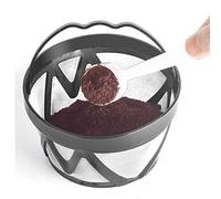 CUSROS Filtre à café réutilisable et rechargeable, filtre à café réutilisable pour Mr Coffee CGX20/Morphy Richards 162 Noir Taille unique