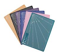 CUSROS Hobbyist Tapis de découpe professionnel A3 A4 avec échelle transparente Multi-usage Bricolage Précision Auto-cicatrisant Pad de découpe A4 aléatoire
