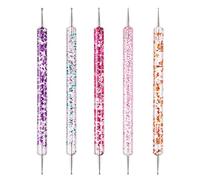 CUSROS Nail Art Double-tête Perce de Pointe Stylo Nail Art sélecteur 5pcs