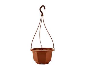 CUSROS Panier de fleurs réutilisable en plastique à suspendre, pot de fleurs décoratif pour la maison, le balcon, le jardin