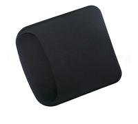 CUSROS Tapis de souris antidérapant avec support de poignet - Tapis de souris carré pour ordinateur, PC, ordinateur portable - Noir - Taille unique