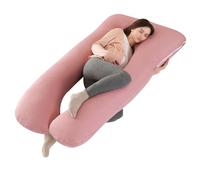 Cussin de Grossesse pour Dormir - Coussin d'Allaitement en Forme de U, Coussin Maternité et Coussin Grossesse Oreiller avec Housse en Frais Amovibl, Soutien pour Le Dos, Les Hanches, Les Jambes