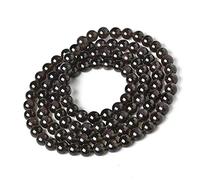 Cusstally 6mm arc-en-ciel lumière naturelle glace obsidienne pierre précieuse 108 prière ronde perle Bracelet AAAA