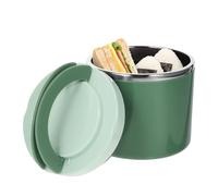 Custamix Boîte à goûter Isotherme 1000ml en Acier Inoxydable, Récipient Repas Chaud avec Poignée, pour École, Bureau et Camping, Garde Soupes et Aliments au Chaud