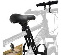 Custamix Siège vélo Enfant Avant, Porte bébé vélo Confortable et sûr avec Fixation au Guidon, siège Avant pour Enfant de 2 à 5 Ans Jusqu’à 21,8 kg, idéal pour balades à vélo en Famille