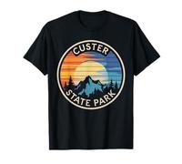 Custer State Park Dakota du Sud Souvenir Vacances en Famille T-Shirt