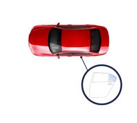 Custode, vitre latérale fixe arrière gauche teintée verte 5 portes Renault Clio 3 2005-2012 - 8200427638