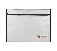 Custodia a prova di fuoco Custodia protettiva rivestita en silicone Custodia protettiva di file salvadanaio Organizzatore di archiviazione sicuro per ufficio Casa Carta di credito Passaporto di