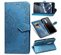 Custodia Étui Portefeuille à Rabat 3D pour Nokia 5.1 Motif Relief, 2, Nokia 5.1