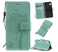Custodia Étui Portefeuille à Rabat 3D pour Samsung Galaxy A10e Motif Relief, 2, Samsung Galaxy A10e