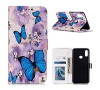 Custodia Étui Portefeuille à Rabat 3D pour Samsung Galaxy A10s Motif Relief, 10, Samsung Galaxy A10s