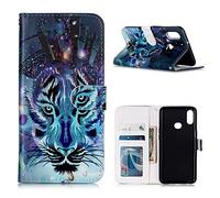 Custodia Étui Portefeuille à Rabat 3D pour Samsung Galaxy A10s Motif Relief, 3, Samsung Galaxy A10s