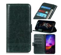 Custodia Étui Portefeuille à Rabat Compatible pour Wiko Jerry 4, Vert, Wiko Jerry 4