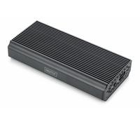 Digitus Boîtier SSD M.2 NVMe USB 4.0 Type C 40 Gbps en aluminium sans outil