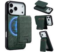Custodia per iPhone 17 Pro Max/17 Pro/17 Air/17, Portafoglio Con Blocco RFID, Porta Carte Magnetico Staccabile E Supporto Regolabile, Custodia Sottile in Pelle PU per Telefono
