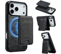 Custodia per iPhone 17 Pro Max/17 Pro/17 Air/17, Portafoglio Con Blocco RFID, Porta Carte Magnetico Staccabile E Supporto Regolabile, Custodia Sottile in Pelle PU per Telefono